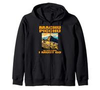 Peruvian Machu Picchu Is Calling Cusco Peru Inca Trail Zip Hoodie