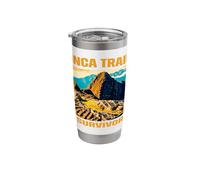 Peruvian Machu Picchu Survivor Cusco Cuzco Peru Trip Design Stainless Steel Insulated Tumbler