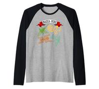 Peruvian Nazca Lines Peru Ancient Geoglyph Mystery Art Raglan Baseball Tee