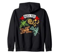 Peruvian Nazca Lines Peru Ancient Geoglyph Mystery Art Zip Hoodie