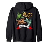 Peruvian Nazca Lines Peru Ancient Geoglyph Mystery Art Zip Hoodie