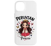 Peruvian Princess Cute Girl Andean Culture Peru Niña Case for iPhone 14 Plus