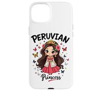 Peruvian Princess Cute Girl Andean Culture Peru Niña Case for iPhone 15 Plus
