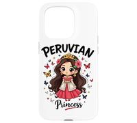 Peruvian Princess Cute Girl Andean Culture Peru Niña Case for iPhone 15 Pro