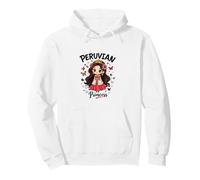 Peruvian Princess Cute Girl Andean Culture Peru Niña Pullover Hoodie