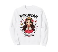 Peruvian Princess Cute Girl Andean Culture Peru Niña Sweatshirt