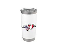 Peruvian Roots Heartbeat Peruvian American Stainless Steel Insulated Tumbler