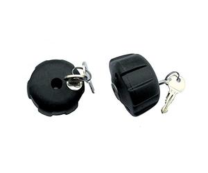 PERUZZO ANTI-THEFT KNOB 2-PIECE KIT FOR CAR CYCLE RACK