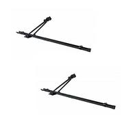 Peruzzo Lucky Two Single Bike Carriers Roof Mounted Car Rack Bicycle Holder Black - PAIR
