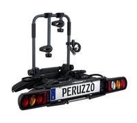 Peruzzo Pure Instinct Tow Ball Cycle Carrier, Charcoal Grey, 2 Bikes (including e-Bikes)