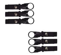 Peryauts Water Bottle Belt Clip 6Pcs Portable Water Bottle Clip for Belt Lightweight Pouch Buckle Multifunction Carrier for Running, Walking and Hiking