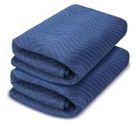 Peryiter 2 Pack 96'' x 80'' Extra Large Moving Blankets 4.4 lb Heavy Duty Moving Pads Moving and Packing Blankets Thick Quilted Shipping Furniture Blankets for Furniture Artwork Floor, Royal Blue
