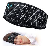 Perytong Sleep Mask with Bluetooth Headphones, Wireless Sleep Headphones Headband Cozy Soft Fabric Sleep Earbuds for Side Sleepers Workout RunningInsomnia Travel Yoga Cool Tech Gadgets Unique Gift