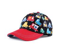 Pesaat Car Boys Girls Caps Fashion Baby Baseball Caps Cotton Infant Toddler Kids Hat Spring Summer Autumn 6M-4Y (Black Car, 18.9"(6-12 Months))