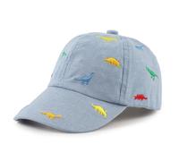 Pesaat Dinosaur Boys Girls Caps Embroidery Fashion Baby Baseball Caps Cotton Infant Toddler Kids Hat Spring Summer Autumn 6M-4Y (2-4 Years, Sky Blue)