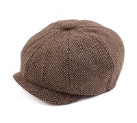 Pesaat Newsboy Caps for Toddler Boys Baby Kids Driver Cap Vintage Tweed Flat Pageboy Hats 2-5 Y (Coffee, 2-5 Years)