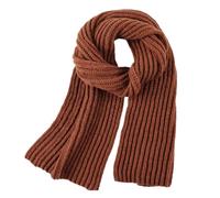 Pesaat Women Long Scarf Winter Men Knit Scarves Fashion Ladies Scarf Warm Shawl Warps Solid Chunky Cable Knitted Scarf for Women Mens (Coffee)