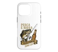 Pesca E Birra Ecco Perché Sono Qui Vintage Case for iPhone 16 Pro
