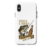 Pesca E Birra Ecco Perché Sono Qui Vintage Case for iPhone X/XS