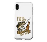 Pesca E Birra Ecco Perché Sono Qui Vintage Case for iPhone XS Max