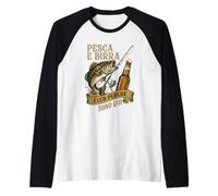 Pesca E Birra Ecco Perché Sono Qui Vintage Raglan Baseball Tee