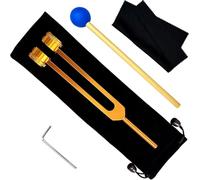 Pesderty 128Hz Tuning Fork Ear Cleaning Tool,128 Hz Tuning Fork Weighted Tuning Forks for Healing Slider Tuning Fork