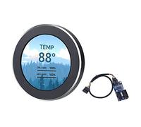 Pesderty 2.1 Inch IPS Secondary Screen 480X480 USB Water-Cooled Round LCD Display CPU GPU RAM HDD Monitoring Black