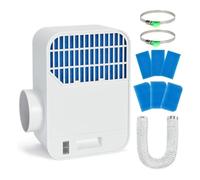 Pesderty 3-in-1 Indoor Dryer Vent Kit - Dryer Vent for Electric Dryer, Stainless Steel Screen Filter and Water Drawer System Come