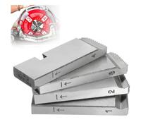 Pesderty 4-Pack 47770 Pipe Threader Set for,High-Speed Threading Dies for 1-2 Inch Pipes,Universal Die Heads Threader Tool