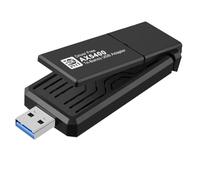 Pesderty AX5400 WiFi 6E USB Adapter Wireless WiFi Card 2.4G/5G/6GHz Tri-Band 5400Mbps USB3.0 WiFi6E Adapter for Win10&Win11