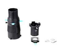 Pesderty Focalize Snoot Photography Photo Condenser with Geometric Sheet Shapes Gobo Filter Gels for Photo Studio