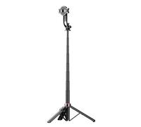 Pesderty Mobile Phone Selfie Stick with Wireless Remote Tripod Stand Mini Fill Light Telescopic Pole Stand for Travel Tripod 360° Rotation Compatible with Phone,Camera