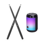 Pesderty Portable Electronic Air Drum Somatosensory Drum with Drumstick Electronic Drum Musical Instruments for Kids Beginner Easy Install Easy to Use -A