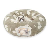 Pesen Cat Tunnel Bed with Soft Cushion, Cat Toys for Indoor Cats Enhance Bonding Between Pets and Owners, Encourage Exploration, and Satisfy Natural Instincts for Kittens, Dogs, and Rabbits