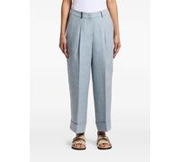 Peserico turn-up tailored trousers - Blue 36-38-40-42-44-46-48-50
