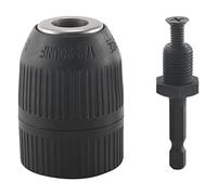 Pesfehhy 1/2inch Keyless Drill Chuck Drill Chuck Adapter for Impact Driver Quick Connect