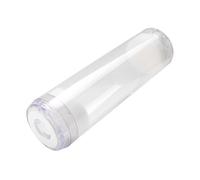 Pesfehhy 10-Inch Reusable Empty Clear Water Filter Housing Various Media Refillable