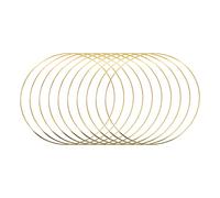 Pesfehhy 10 Pcs 30 cm Large Metal Garland Garland Tassel Ring DIY Wedding Wreath Decoration, Dream and Wall Hanging Crafts