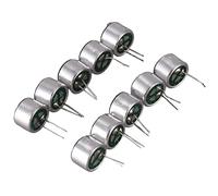 Pesfehhy 10 PCS 9.7mm x 7mm 2 Pin MIC Capsule Electret Condenser Miniphone