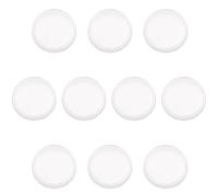 Pesfehhy 10 pcs Small round transparent plastic coin capsules box 22mm