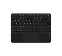 Pesfehhy 10inches Touchpad Bluetooth Keyboard Compatible with, IPadOS, Android, and IOS English Black