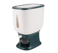 Pesfehhy 10Kg Automatic Rice Dispenser with Rinsing Cup Smart Rice Dispenser Rice Storage Rice Bucket Household Rice Box-A