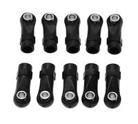 Pesfehhy 10Pcs Plastic Rod End Link Linkage Balls Joint Head For 1/10 RC Car Crawler Axial SCx10 II 90046 TRx4,A