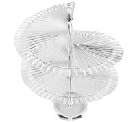 Pesfehhy 120 Pcs False Nail Practic Tips Sticks Display Stand Spiral Display Shelf for Uv Gel Nail Polish Color Chart (Transparent)