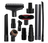 Pesfehhy 12PCS Universal Vacuum Attachments 1-1/4In Vacuum Cleaners Accessories Brush Extension Wand Nozzle Crevice Tool Wet Dry