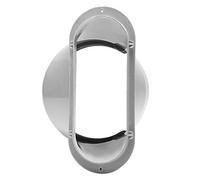 Pesfehhy 15CM Portable Air Conditioner Window Exhaust Duct Pipe Hose Interface Connector(Flat Nozzle)