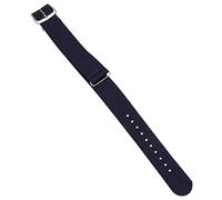 Pesfehhy 18mm Nylon Watch Band Drawstring Bracelet Strap Watch Strap Dark Blue
