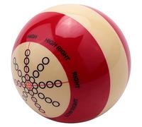 Pesfehhy 1Pcs 57mm White Red Resin Billiards Spot Pool Snooker Practice Training Cue Balls Sports for Beginner