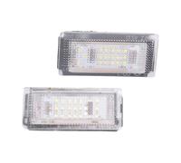 Pesfehhy 2 Pcs Plate Light 18 LED 3528SMD White License Plate Light for E46