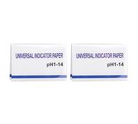 Pesfehhy 2 Set 160 Strips 1-14 PH Litmus Paper Ph Test Strips Water Cosmetics Soil PH Test Paper Strips with Control Card